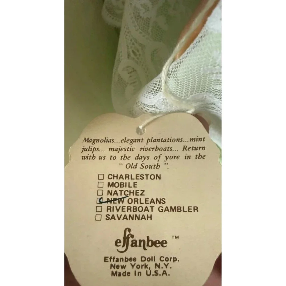 Effanbee's Pride of the South Doll New Orleans 3335 Vintage